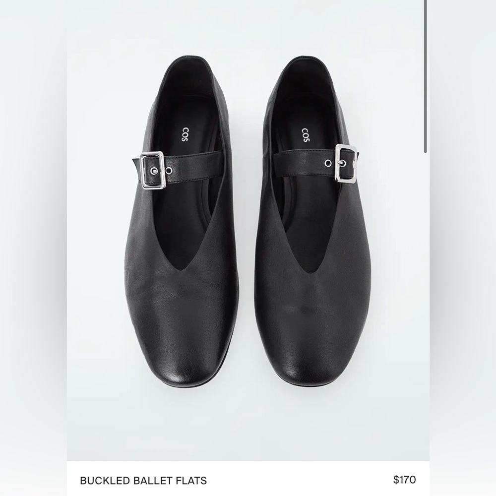 Cos Buckle Ballet Flats